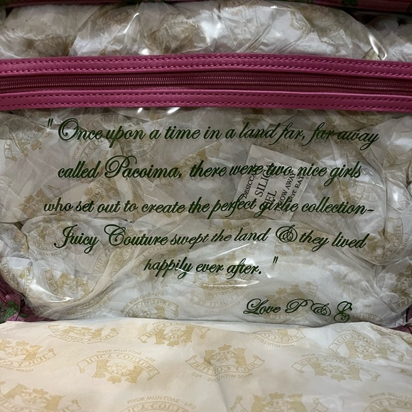 Juicy Couture Vintage Rare Green and pink makeup bag - Picture 2 of 3